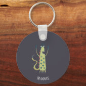 Leuke Monsters Gepersonaliseerd Sleutelhanger (Voorkant)