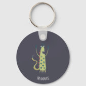 Leuke Monsters Gepersonaliseerd Sleutelhanger (Achterkant)