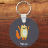 Leuke Monsters Gepersonaliseerd Sleutelhanger (Voorkant)