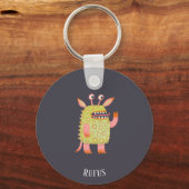 Leuke Monsters Gepersonaliseerd Sleutelhanger (Voorkant)
