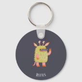 Leuke Monsters Gepersonaliseerd Sleutelhanger (Achterkant)