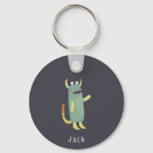 Leuke Monsters Gepersonaliseerd Sleutelhanger (Voorkant)