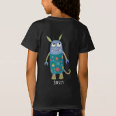 Leuke Monsters Gepersonaliseerd T-shirt (Achterkant)