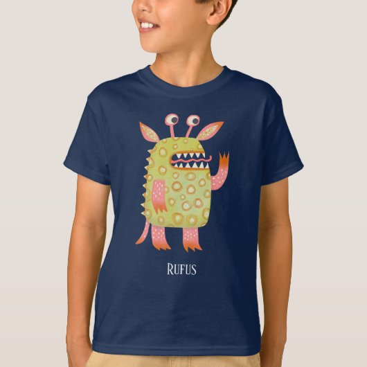 Leuke Monsters Gepersonaliseerd T-shirt (Voorkant)