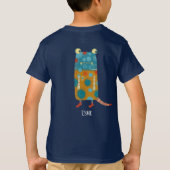Leuke Monsters Gepersonaliseerd T-shirt (Achterkant)