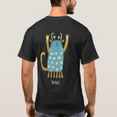 Leuke Monsters Gepersonaliseerd T-shirt (Achterkant)