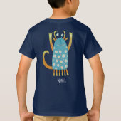 Leuke Monsters Gepersonaliseerd T-shirt (Achterkant)
