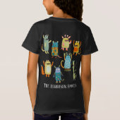 Leuke Monsters Gepersonaliseerd T-shirt (Achterkant)