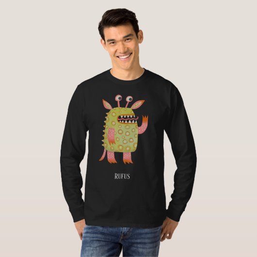 Leuke Monsters Gepersonaliseerd T-shirt (Voorkant volledig)