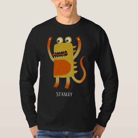 Leuke Monsters Gepersonaliseerd T-shirt (Voorkant)
