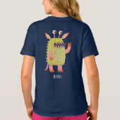 Leuke Monsters Gepersonaliseerd T-shirt (Achterkant)