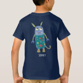 Leuke Monsters Gepersonaliseerd T-shirt (Achterkant)