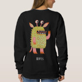 Leuke Monsters Gepersonaliseerd Trui (Achterkant)