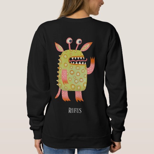 Leuke Monsters Gepersonaliseerd Trui (Achterkant)