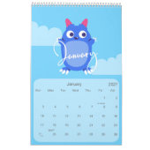 Leuke Monsters Kinderen Kalender (Jan 2027)