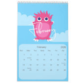 Leuke Monsters Kinderen Kalender (Feb 2026)