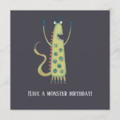 Leuke Monsters Verjaardag Kaart (Voorkant)
