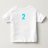 Leuke Monsters Verjaardag Naam Jongen Peuter T-shi Kinder Shirts (Achterkant)