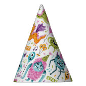 Leuke Monsters Verjaardagsfeestpatroon Feesthoedjes (Rechts)