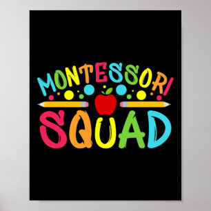 Leuke Montessori Squad Montessori Leraar Byck Naar Poster