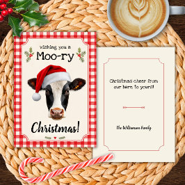 Leuke Moo-ie Kerstmis Kerstkaart Kaart