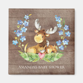 Leuke Moose Baby shower Favor Magnet