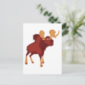 Leuke Moose Briefkaart (Staand voorkant)