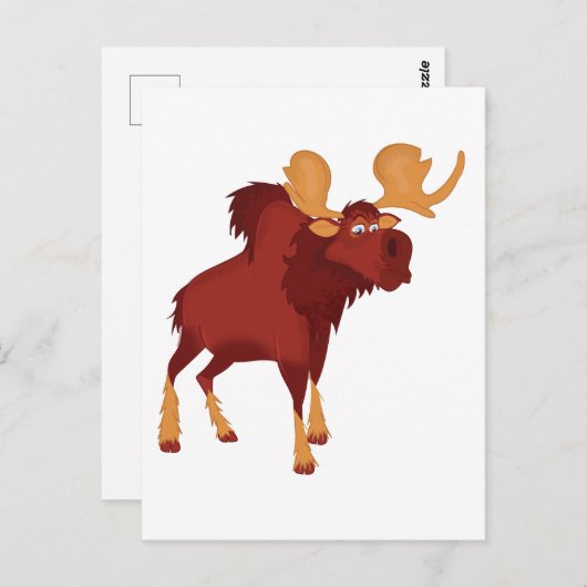 Leuke Moose Briefkaart (Voorkant / Achterkant)