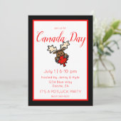 Leuke Moose Canada Dag Kaart (Staand voorkant)