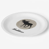 Leuke Moose Papieren Bordje (Gekanteld)