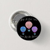 Leuke Moppige Heet Lucht BallonLeuke Moppige Heet Ronde Button 3,2 Cm (Voorkant /achterkant)