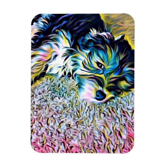 Leuke Morkie Magnet van Penny Magneet (Verticaal)