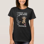 Leuke Morkshire Terrier Hond Quote Moeder Papa Tea T-shirt (Voorkant)