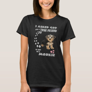 Leuke Morkshire Terrier Hond Quote Moeder Papa Tea T-shirt