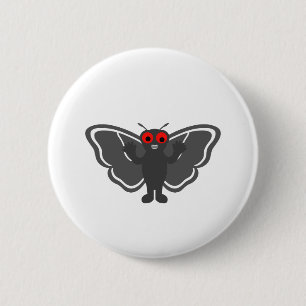 Leuke Mothman Ronde Button 5,7 Cm