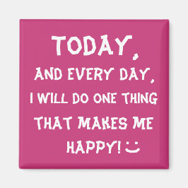 Leuke Motivatie woorden afdrukken Magneet