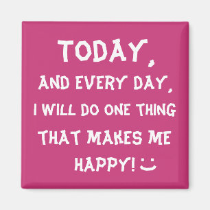 Leuke Motivatie woorden afdrukken Magneet