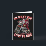 Leuke motorfiets biker opa Santa Rider Kerstmis Kaart<br><div class="desc">Leuke motorfiets biker opa Santa Rider Kerstmis</div>