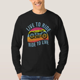 Leuke motorrijder motorfiets biker voor mannen en  t-shirt