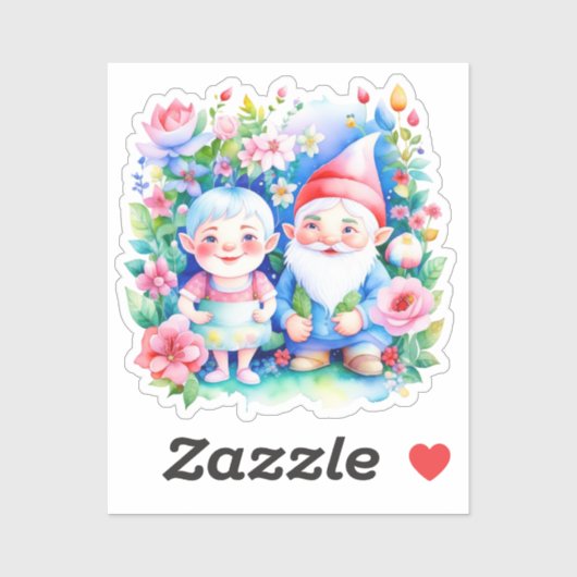 Leuke Mr en Mrs Clause Kerstmis Sticker (Vel)