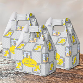 Leuke muis en kaas gender neutrale gunst box bedankdoosjes