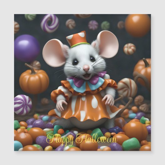 Leuke muis Halloween gepersonaliseerde aangepaste (Voorkant)