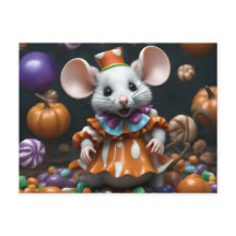 Leuke muis Halloween gepersonaliseerde aangepaste 