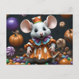 Leuke muis Halloween gepersonaliseerde aangepaste  Feestdagenkaart