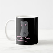 Leuke Muis Headless Halloween Rat Lichaam Gemakkel Koffiemok (Links)