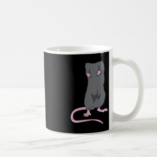 Leuke Muis Headless Halloween Rat Lichaam Gemakkel Koffiemok (Rechts)