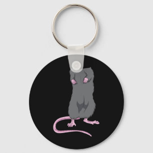 Leuke Muis Headless Halloween Rat Lichaam Gemakkel Sleutelhanger