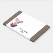 Leuke Muis met boek Post-it® Notes (Schuin)