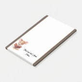 Leuke Muis met boek Post-it® Notes (Schuin)