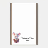 Leuke Muis met boek Post-it® Notes (Voorkant)